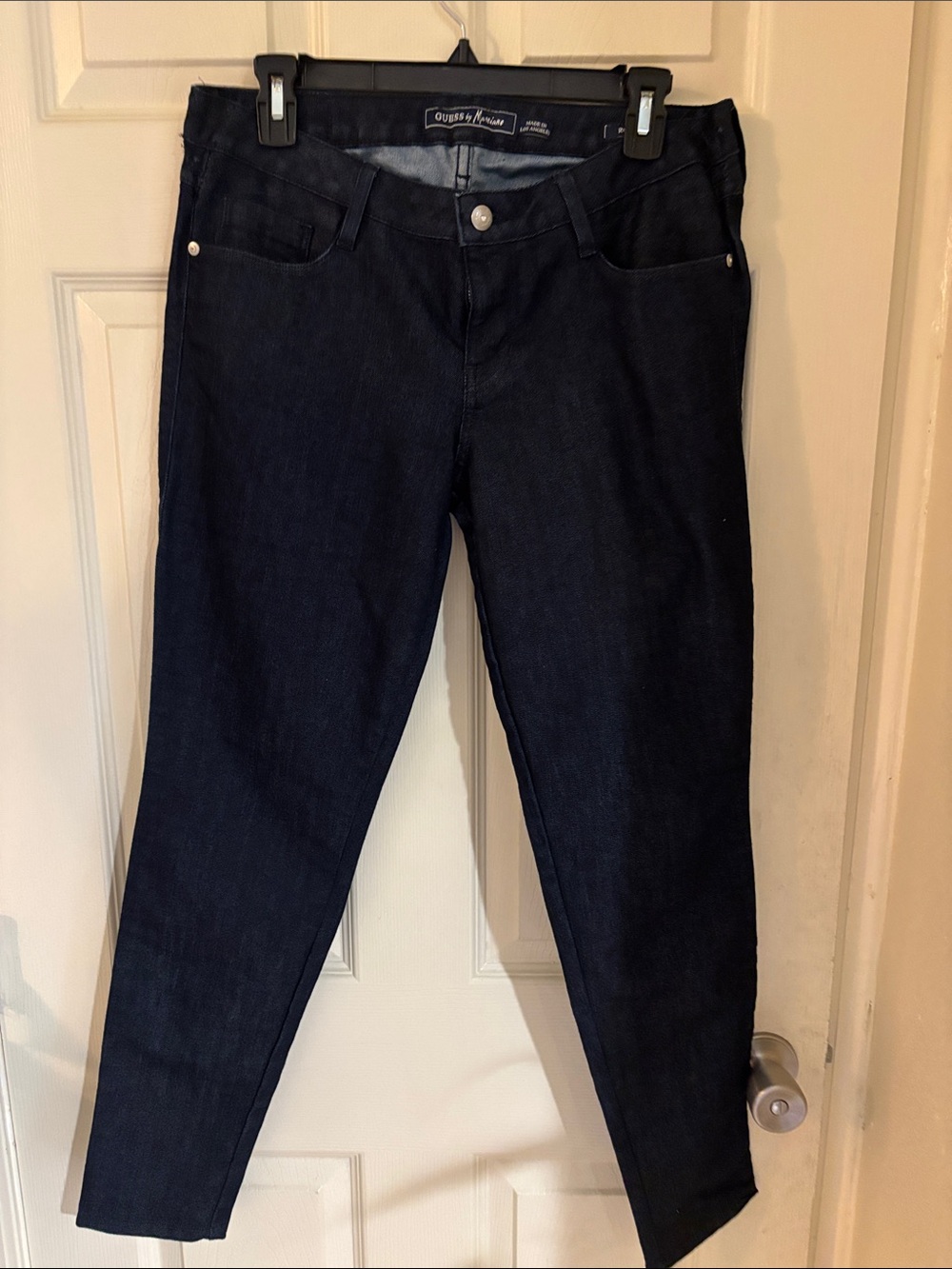 Women's Dark Blue Slim Jeans guess by Marciano size large low rise